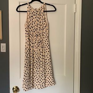 Kate Spade Leopard Dot Tie-back Dress